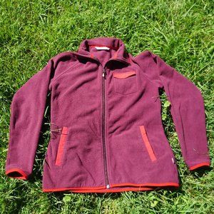 Woolrich Purple full zip pullover fleece